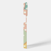 Nahtlose Polka Dot Muster in Pastellfarben iPhone Hülle (Rechte Seite)