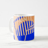 Nahtlose Pop Art Muster. Abstrakte Farbtextur w Kaffeetasse (Vorderseite Links)