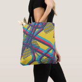 Nahtlose Pop Art Muster. Abstrakte Farbtextur w Tasche (Von Nahem)