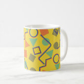 Nahtlose Pop Art Muster. Abstrakte Textur Kaffeetasse (VorderseiteRechts)