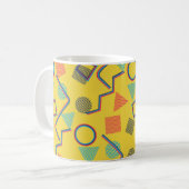Nahtlose Pop Art Muster. Abstrakte Textur Kaffeetasse (Vorderseite Links)