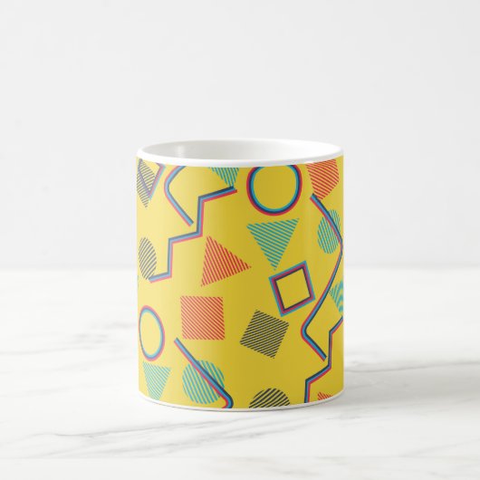 Nahtlose Pop Art Muster. Abstrakte Textur Kaffeetasse (Mittel)