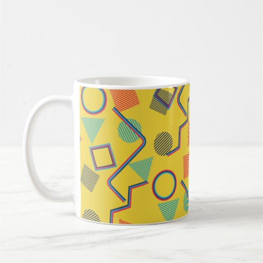 Nahtlose Pop Art Muster. Abstrakte Textur Kaffeetasse (Links)