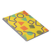 Nahtlose Pop Art Muster. Abstrakte Textur Notizblock (Rechte Seite)