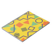 Nahtlose Pop Art Muster. Abstrakte Textur Notizblock (Linke Seite)