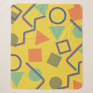Nahtlose Pop Art Muster. Abstrakte Textur Sherpadecke