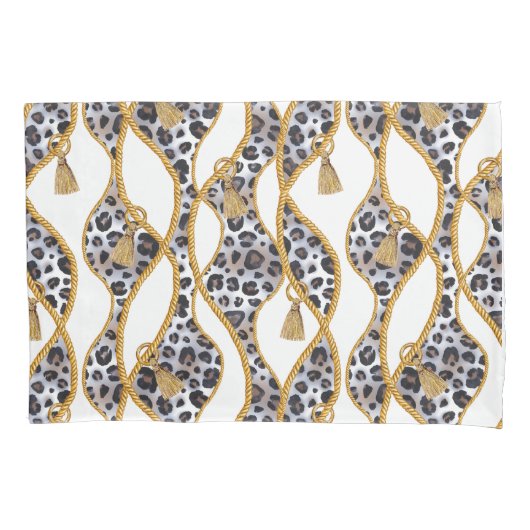 Nahtlose Print in Weiß und Gold Geometric. Kissenbezug (Vorderseite)