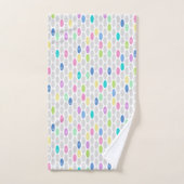 Nahtlose Retro-Farben Design Kreise Polka Punkte p Badhandtuch Set (Handtuch)