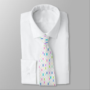 Nahtlose Retro-Farben Design Kreise Polka Punkte p Krawatte