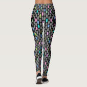 Nahtlose Retro-Farben Design Kreise Polka Punkte p Leggings (Rückseite)