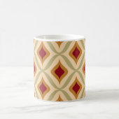 Nahtlose Retro-Ornamentalmuster Vintag Kaffeetasse (Mittel)