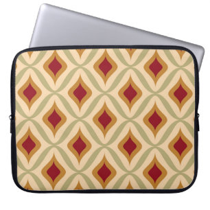 Nahtlose Retro-Ornamentalmuster Vintag Laptopschutzhülle