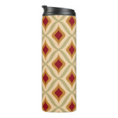 Nahtlose Retro-Ornamentalmuster Vintag Thermosbecher (Nach rechts gedreht)