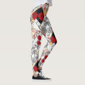Nahtlose Retro-Vintage Patchwork-Stepppatches Leggings (Rechts)