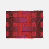 Nahtlose rote Seidengeflechte gestreifte Muster, m Fleecedecke (Vorderseite (Horizontal))