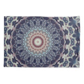 Nahtlose runde Mandala-Muster arabisch k Kissenbezug (Rückseite-Links)