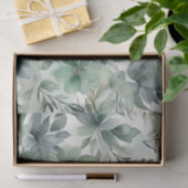 Nahtlose Sage Grüne Blüte Seidenpapier (Geschenk)