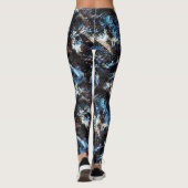 Nahtlose Schlange Reptil Eidechsenleder Leggings (Rückseite)