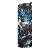 Nahtlose Schlange Reptil Eidechsenleder Thermosbecher (Nach links gedreht)