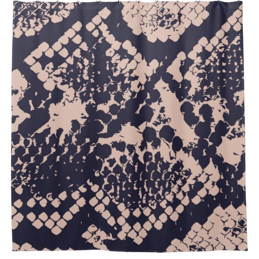 Nahtlose Schlangenschlange, nahtlos, Haut, p Duschvorhang (Vorderseite)