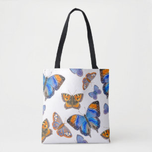 Nahtlose Schmetterlingsmuster Tasche
