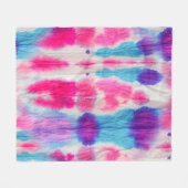 Nahtlose schmutzige Kunst. Helle, farbenfrohe Farb Fleecedecke (Vorderseite (Horizontal))