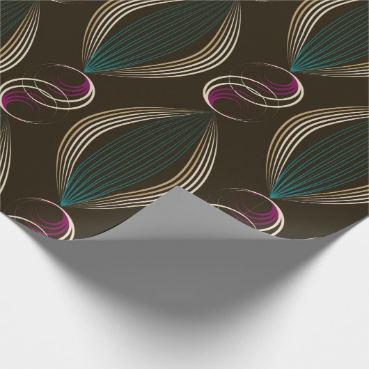 Nahtlose schöne Kunst Deko Muster Ornament. Geom Geschenkpapier (Ecke)