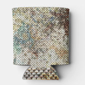 Nahtlose Sequins Textur: funkelnder Hintergrund. Dosenkühler (Rückseite)