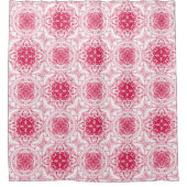 Nahtlose Spitzen-Ornamentaldekoration elegant Duschvorhang (Vorderseite)