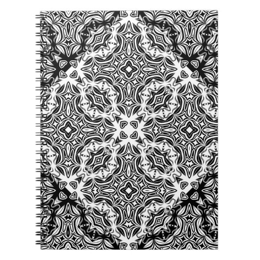 Nahtlose Spitzen Rose romantisches Retro Vintag sc Notizblock (Vorderseite)