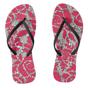 Nahtlose Spitzen-Rose romantisches Retro-Vintages  Badesandalen