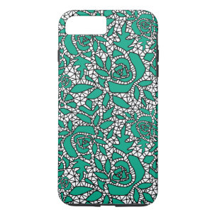 Nahtlose Spitzenrosen romantisches Retro-Vintage g Case-Mate iPhone Hülle