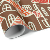Nahtlose Stadtstruktur Geschenkpapier (Rolleneckpunkt)
