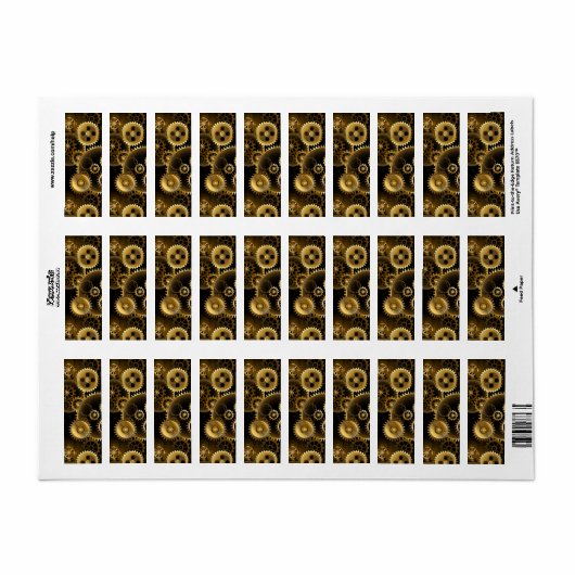 Nahtlose Steampunk-Messinggeräte (Vorne)