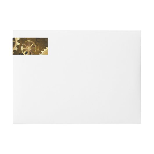 Nahtlose Steampunk-Messinggeräte (Vorderseite)