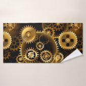 Nahtlose Steampunk-Messinggeräte Badehandtuch (Badehandtuch)