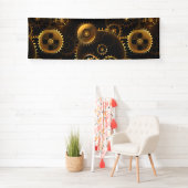 Nahtlose Steampunk-Messinggeräte Banner (Insitu)