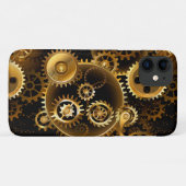 Nahtlose Steampunk-Messinggeräte Case-Mate iPhone Hülle (Rückseite (Horizontal))