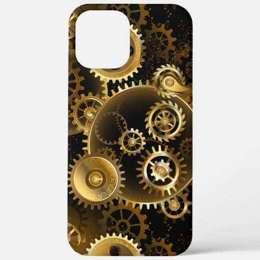 Nahtlose Steampunk-Messinggeräte Case-Mate iPhone Hülle (Rückseite)