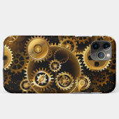 Nahtlose Steampunk-Messinggeräte Case-Mate iPhone Hülle (Rückseite (Horizontal))