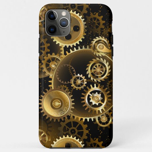 Nahtlose Steampunk-Messinggeräte Case-Mate iPhone Hülle (Rückseite)