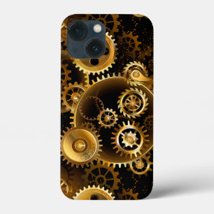 Nahtlose Steampunk-Messinggeräte Case-Mate iPhone Hülle