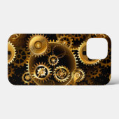 Nahtlose Steampunk-Messinggeräte Case-Mate iPhone Hülle (Rückseite (Horizontal))