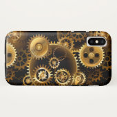 Nahtlose Steampunk-Messinggeräte Case-Mate iPhone Hülle (Rückseite (Horizontal))