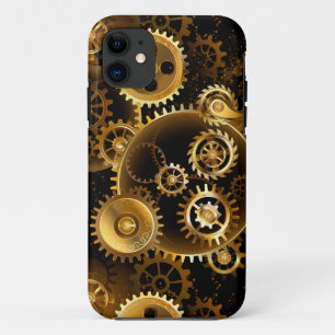 Nahtlose Steampunk-Messinggeräte Case-Mate iPhone Hülle