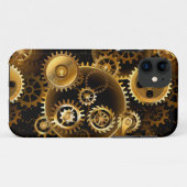 Nahtlose Steampunk-Messinggeräte Case-Mate iPhone Hülle (Rückseite (Horizontal))