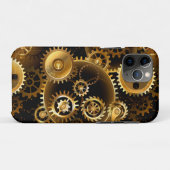 Nahtlose Steampunk-Messinggeräte Case-Mate iPhone Hülle (Rückseite (Horizontal))