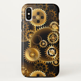 Nahtlose Steampunk-Messinggeräte Case-Mate iPhone Hülle