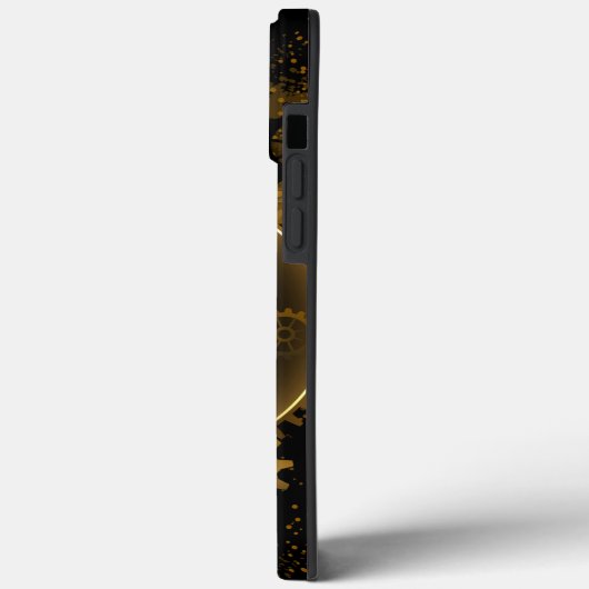 Nahtlose Steampunk-Messinggeräte Case-Mate iPhone Hülle (Rückseite / Links)