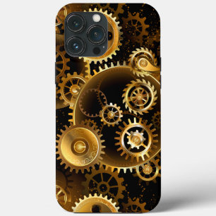 Nahtlose Steampunk-Messinggeräte Case-Mate iPhone Hülle